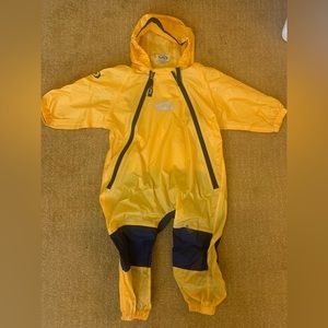 Tuffo Muddy Buddy yellow rain coverall 2T